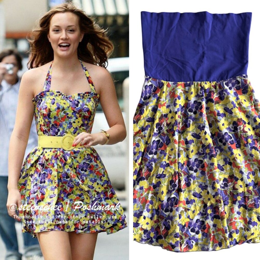 Alice + Olivia Floral Dress ALT ASO Blair Waldorf